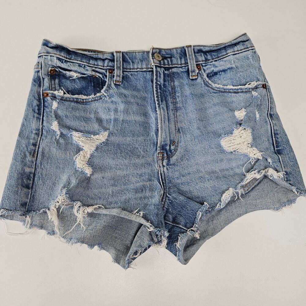 Abercrombie & Fitch Blue Jean Shorts